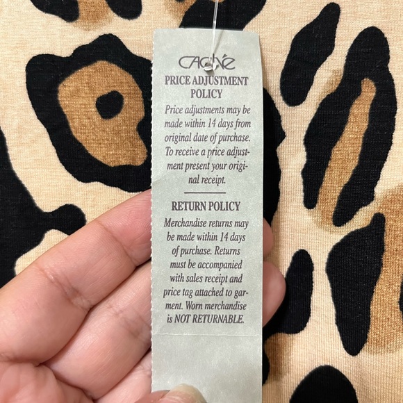 NWT Cache Silk Blend Knit Dress Size 2 Animal Print Bodycon. - Picture 12 of 14